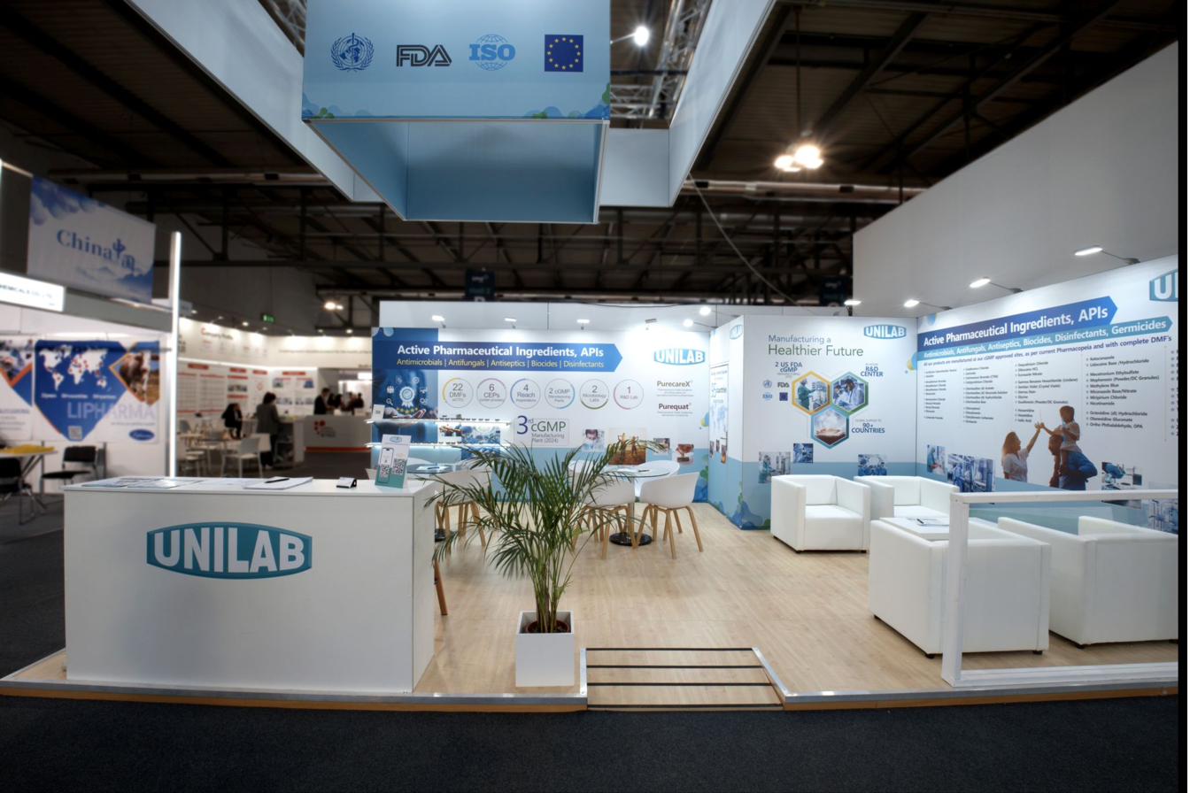 Unilab booth at CPHI Worldwide Milan 2024